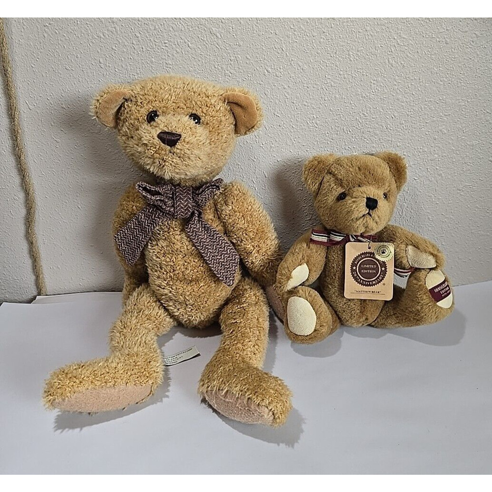 Lot of 2 The Bearington Collection Matthew Boyds Bear‎ Limited Ed. Plush